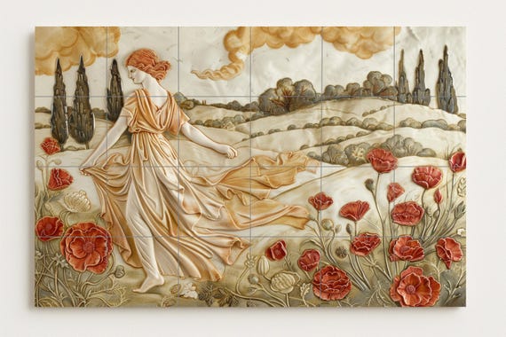 Mural de azulejos de la época romana clásica — vista 2