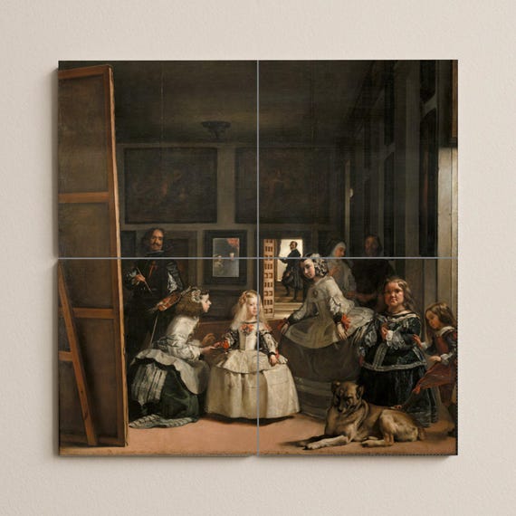 Mural de azulejos cerámicos de Las Meninas — vista 2