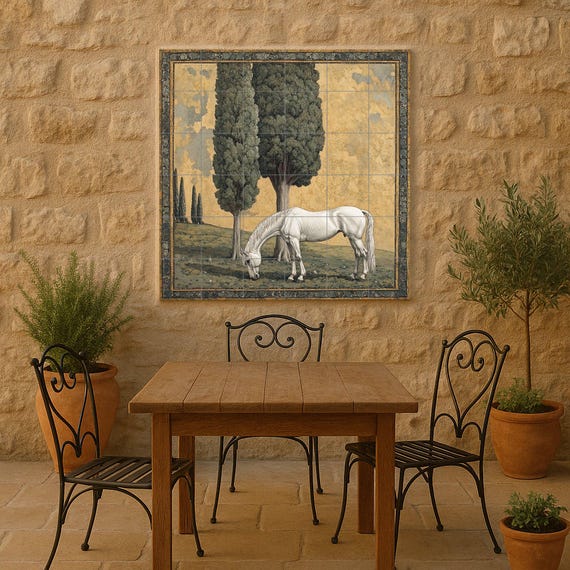 Mural cerámico "Gracia Pastoral" — vista 2