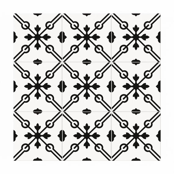 Negro y blanco Interlocking — vista 2