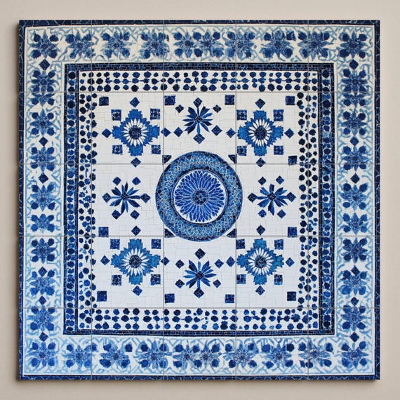 Mural cerámico norteafricano — vista 3
