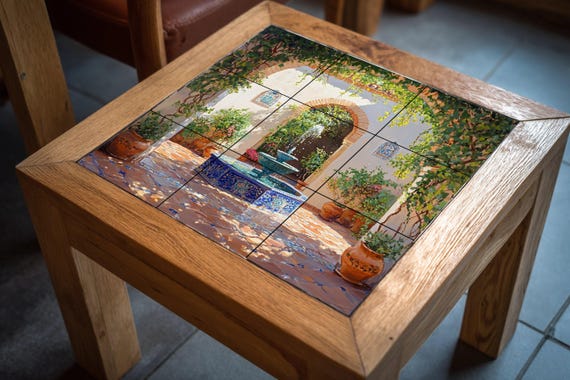 Mural cerámico de un patio andaluz — vista 4