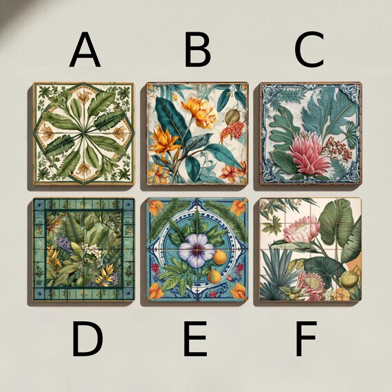 Botánica con decoración floral tropical — vista 2