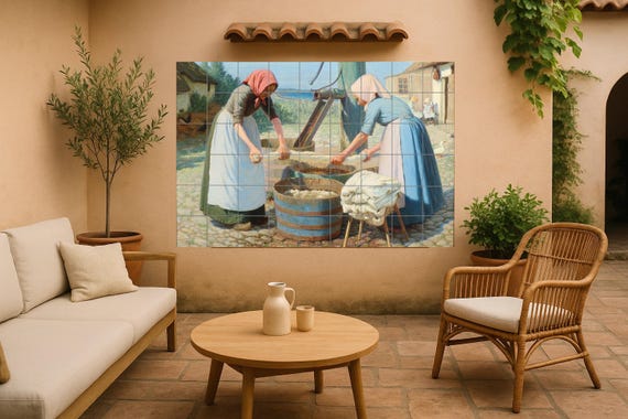 Mural de granja nórdica — vista 2
