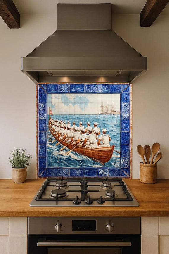 Mural de azulejos portugueses — vista 4