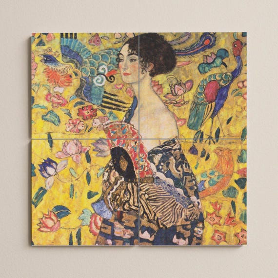 La dama del abanico de Gustav Klimt — vista 3