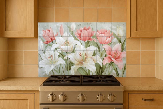 Mural floral Hanakotoba