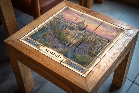 Mural de azulejos de Madrid — Mural cerámico de Cerámicas La Noria