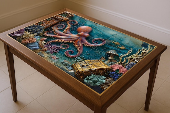 Mural submarino de pulpo