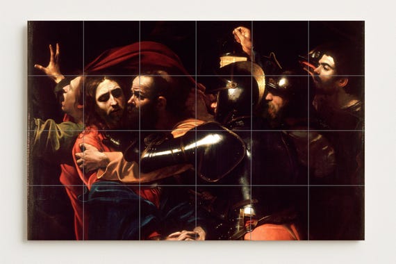 Mural de cerámica "El Capturado de Cristo"